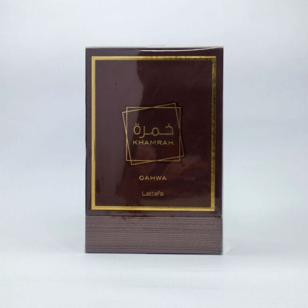 Lattafa Khamrah Qahwa Eau de Perfume bottle – authentic, buy in Bangladesh at Nafs Fragrance